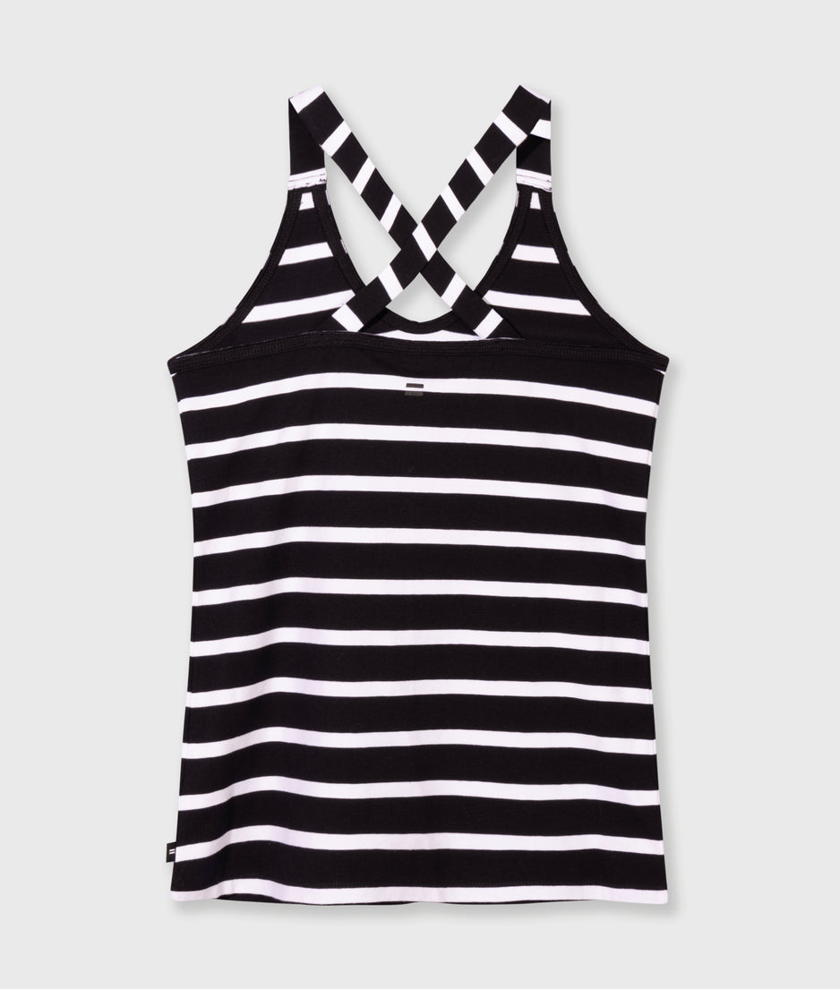 THE WRAPPER STRIPE | black/white