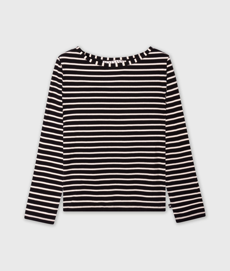 THE LONGSLEEVE STRIPE | black/white