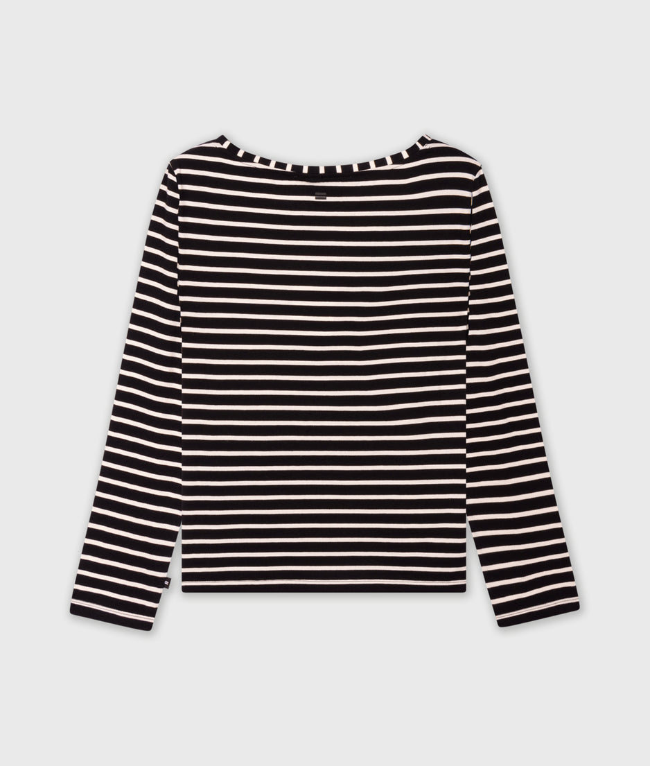 THE LONGSLEEVE STRIPE | black/white