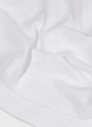 THE LONG SLEEVE LINEN | white