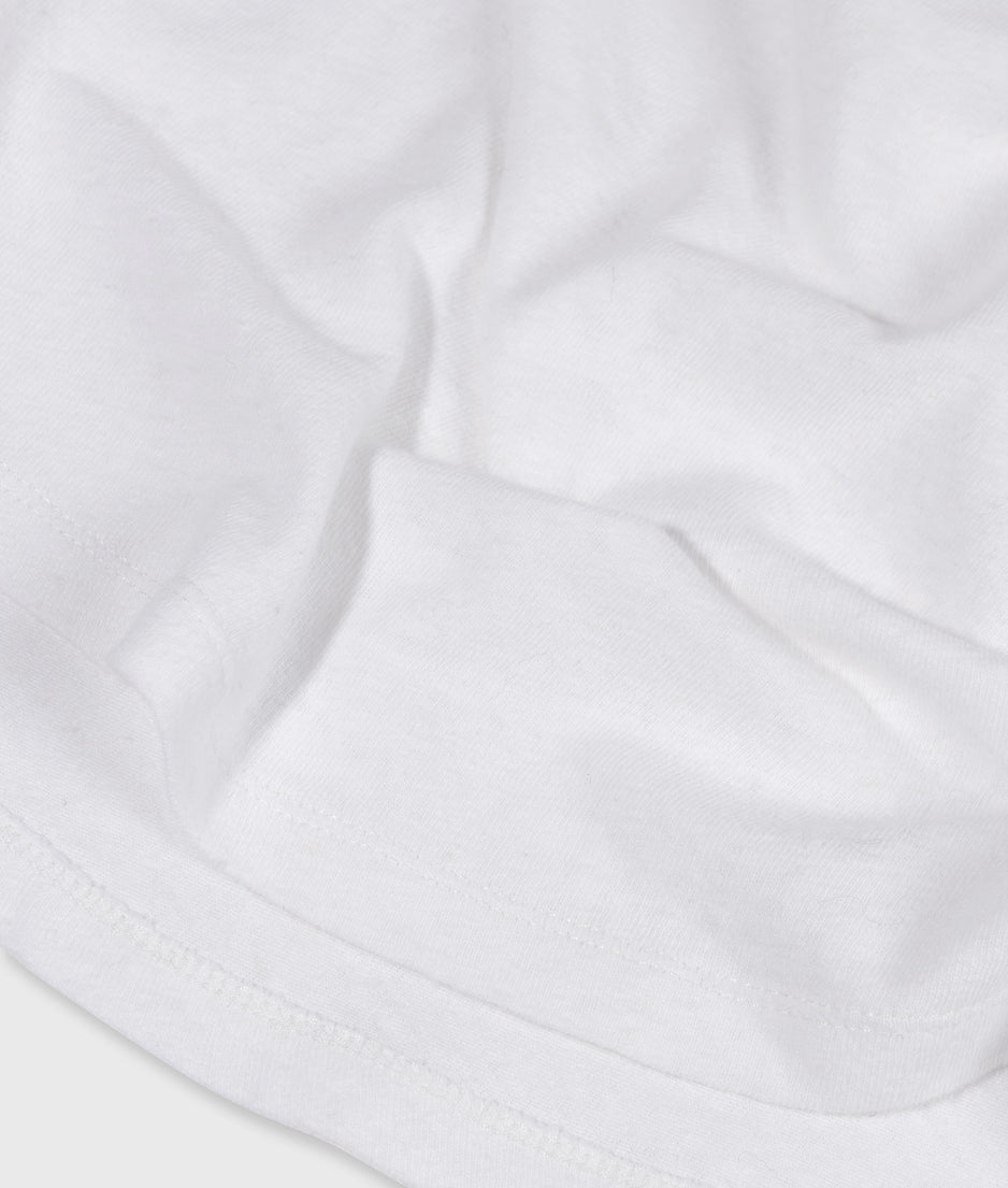 THE LONG SLEEVE LINEN | white