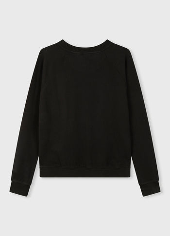 THE CREW NECK SWEATER | black