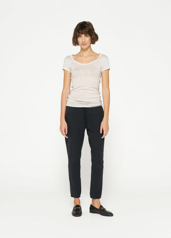 THE SLIM FIT TEE | soft white melee