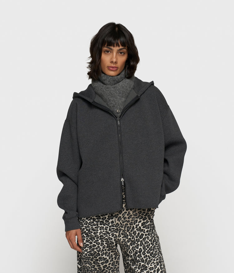 statement zip hoodie | antra melee
