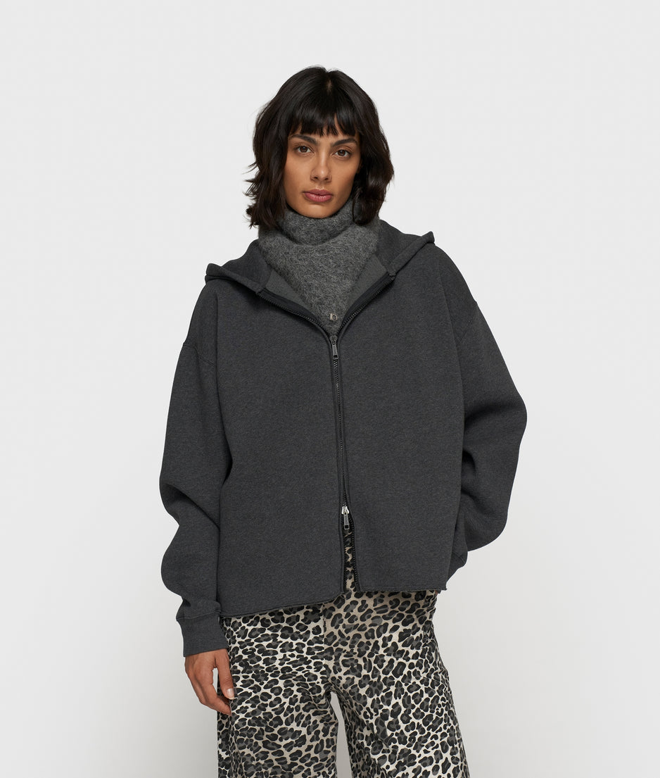 statement zip hoodie | antra melee