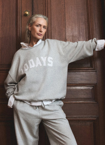 THE STATEMENT SWEATER | light grey melee