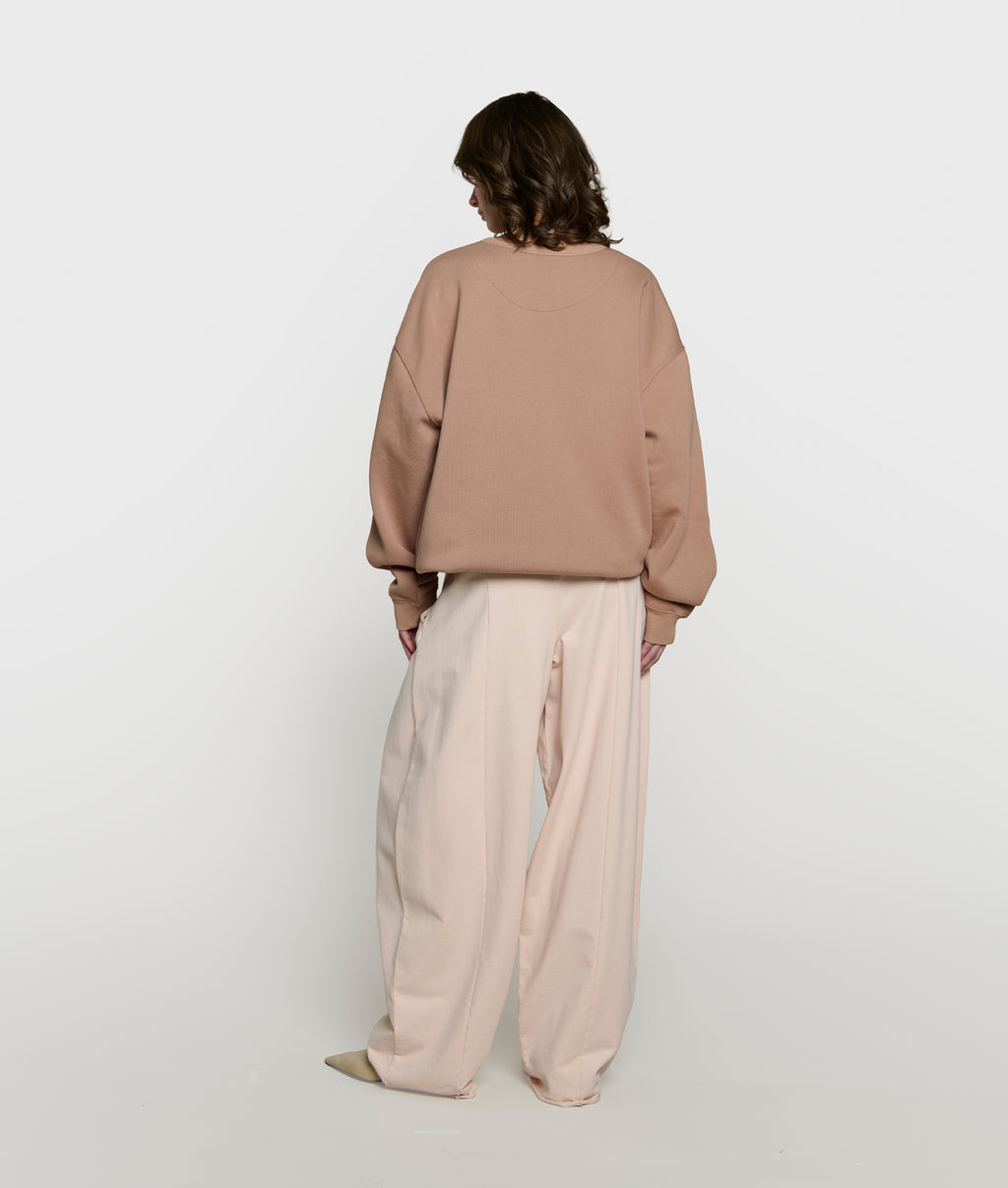 statement sweater | light fudge