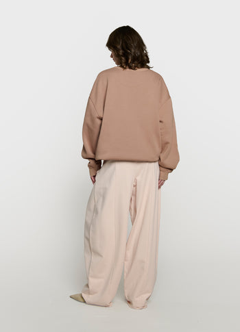 statement sweater | light fudge
