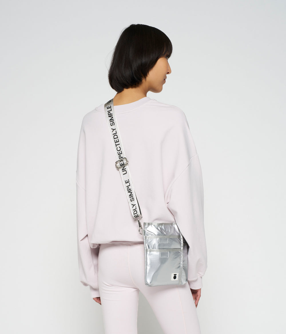 brief bag | silver