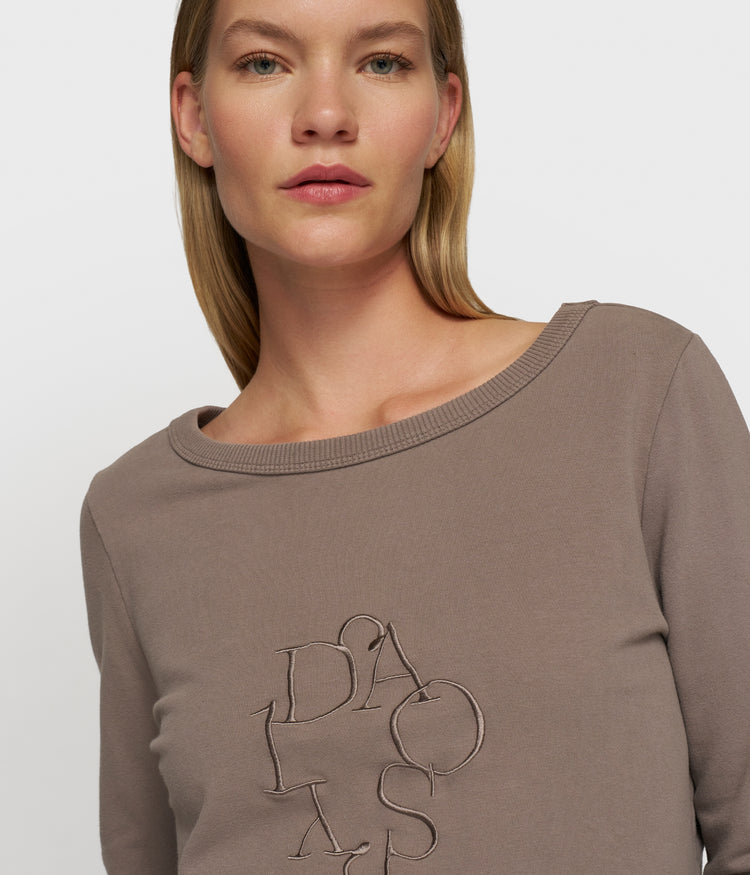 easy logo sweater | moonrock