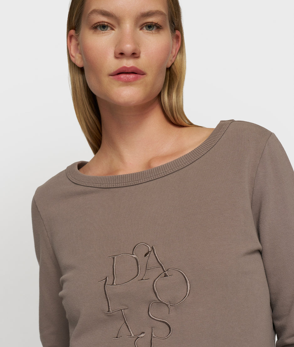 easy logo sweater | moonrock