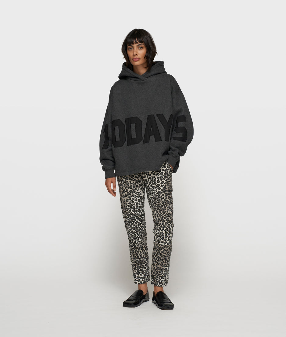 statement logo hoodie | antra melee