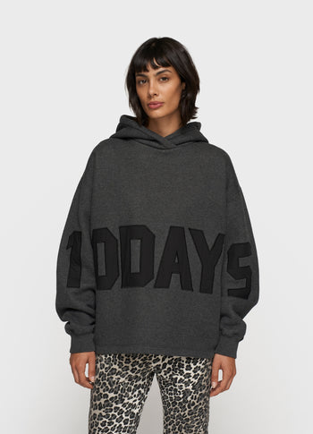 statement logo hoodie | antra melee