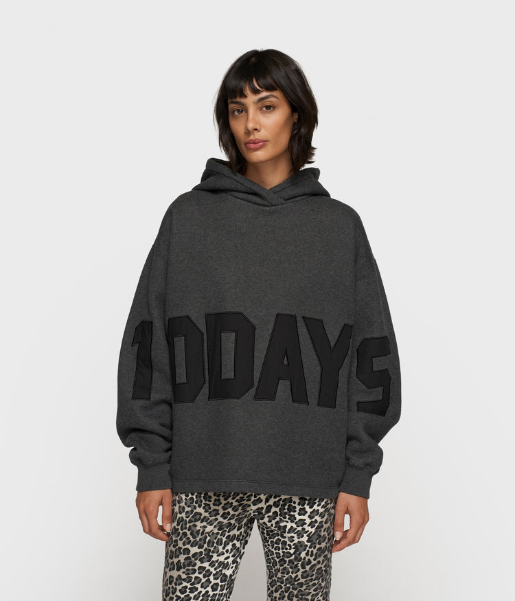 statement logo hoodie | antra melee