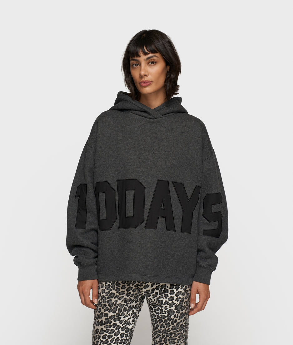 statement logo hoodie | antra melee