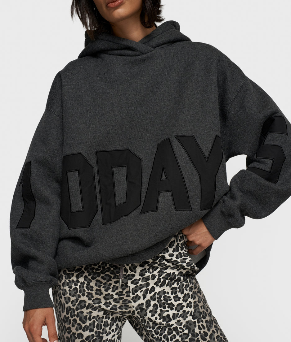 statement logo hoodie | antra melee