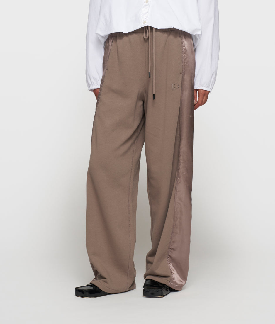 western jogger satin | moonrock