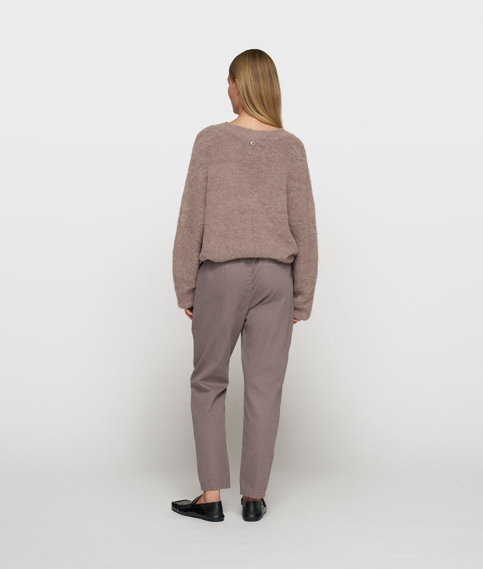 belted pants jog | moonrock