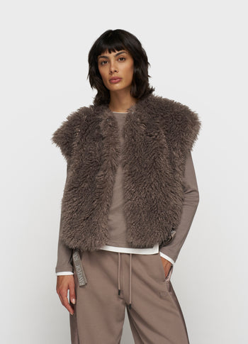 the Bobbie gilet | moonrock
