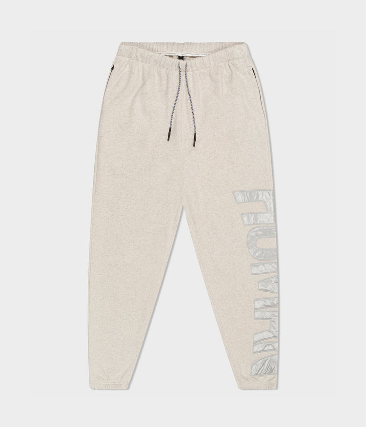 Chris fleece jogger | soft white melee