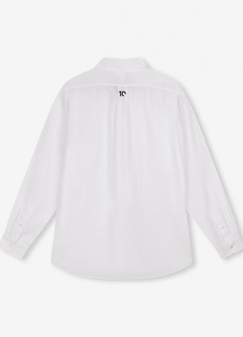 Tate smoking shirt | white