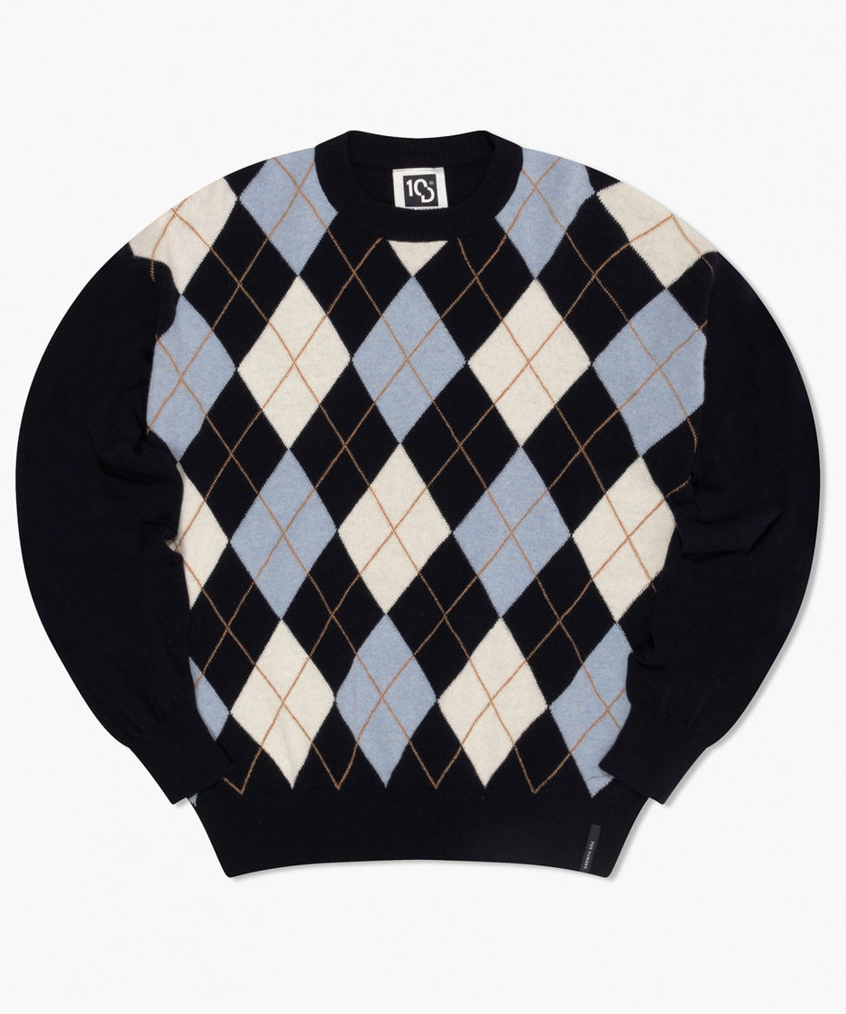 Bowie knit sweater | dark blue