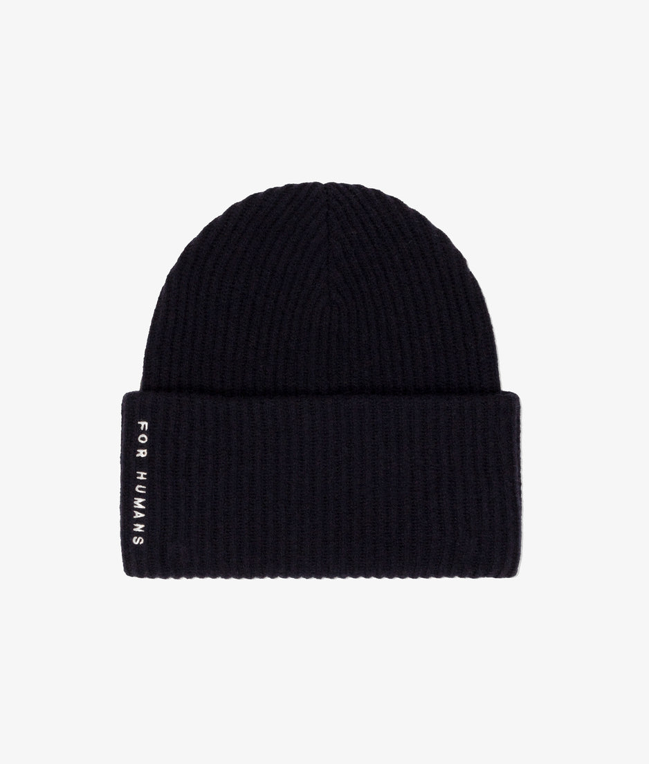 Tate wool beanie | dark blue
