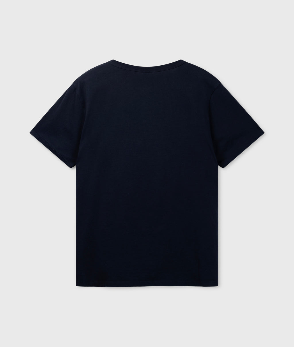 fitted tee | dark blue