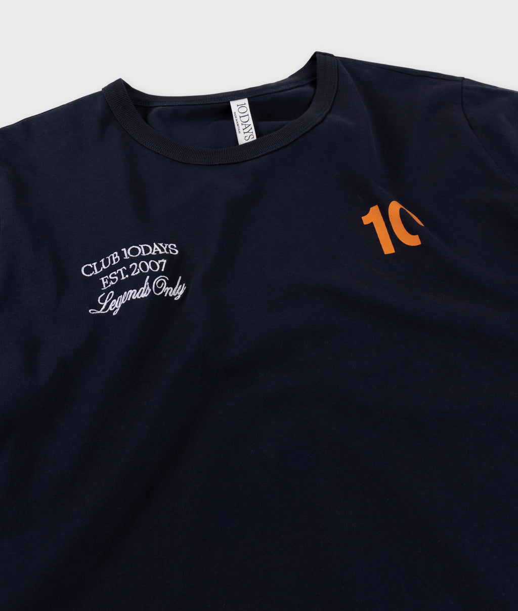 fitted tee | dark blue