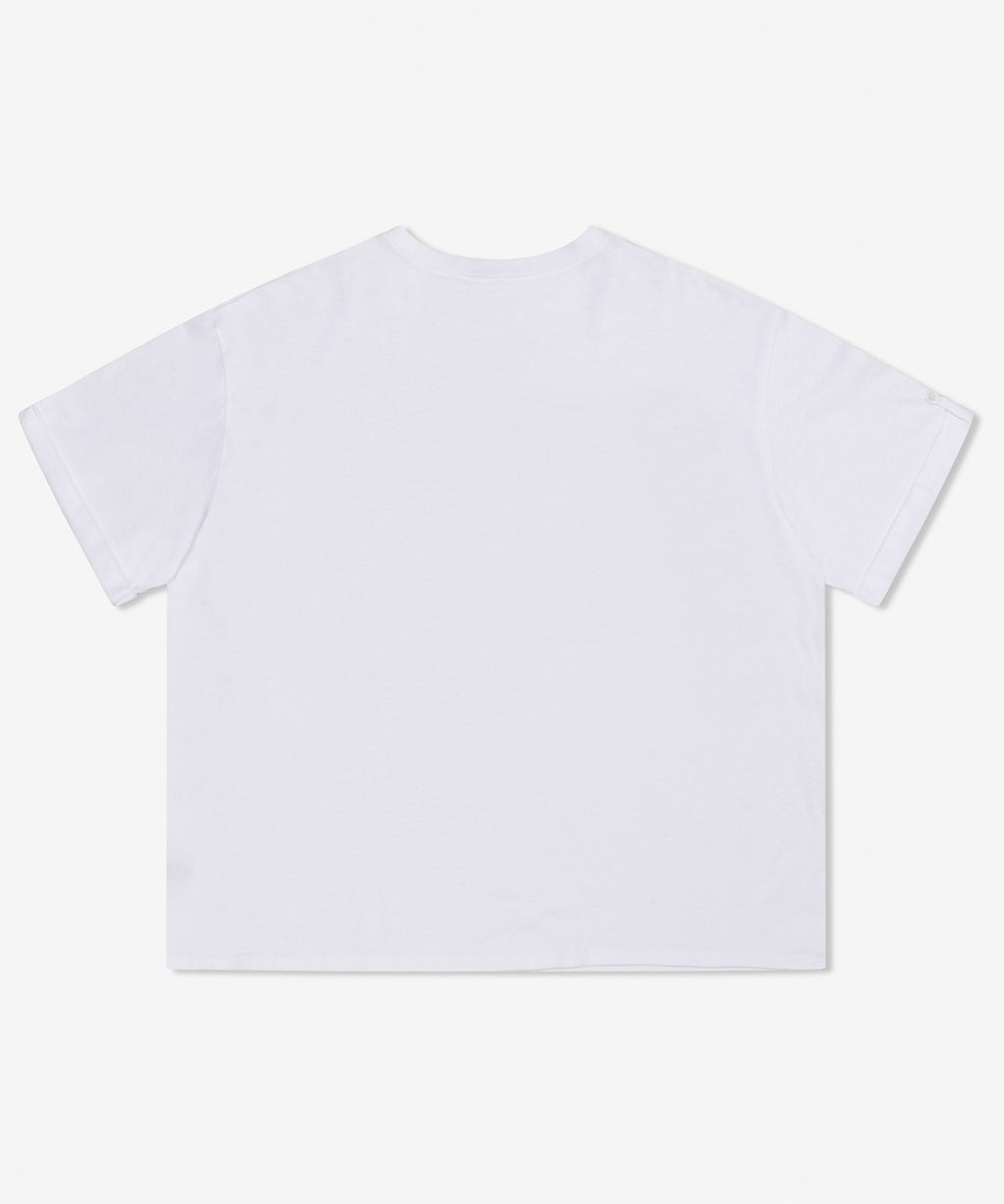 Human heavy jersey tee | white
