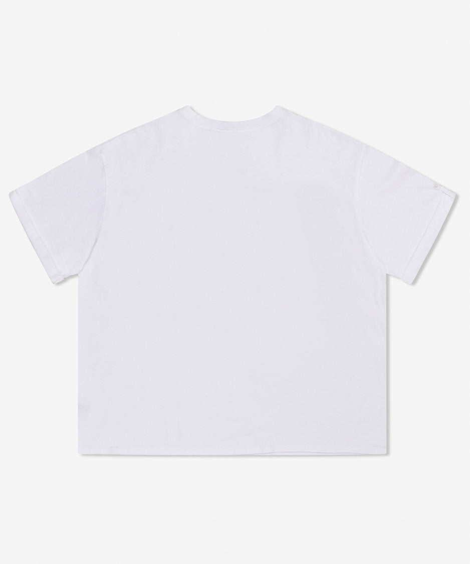 Human heavy jersey tee | white
