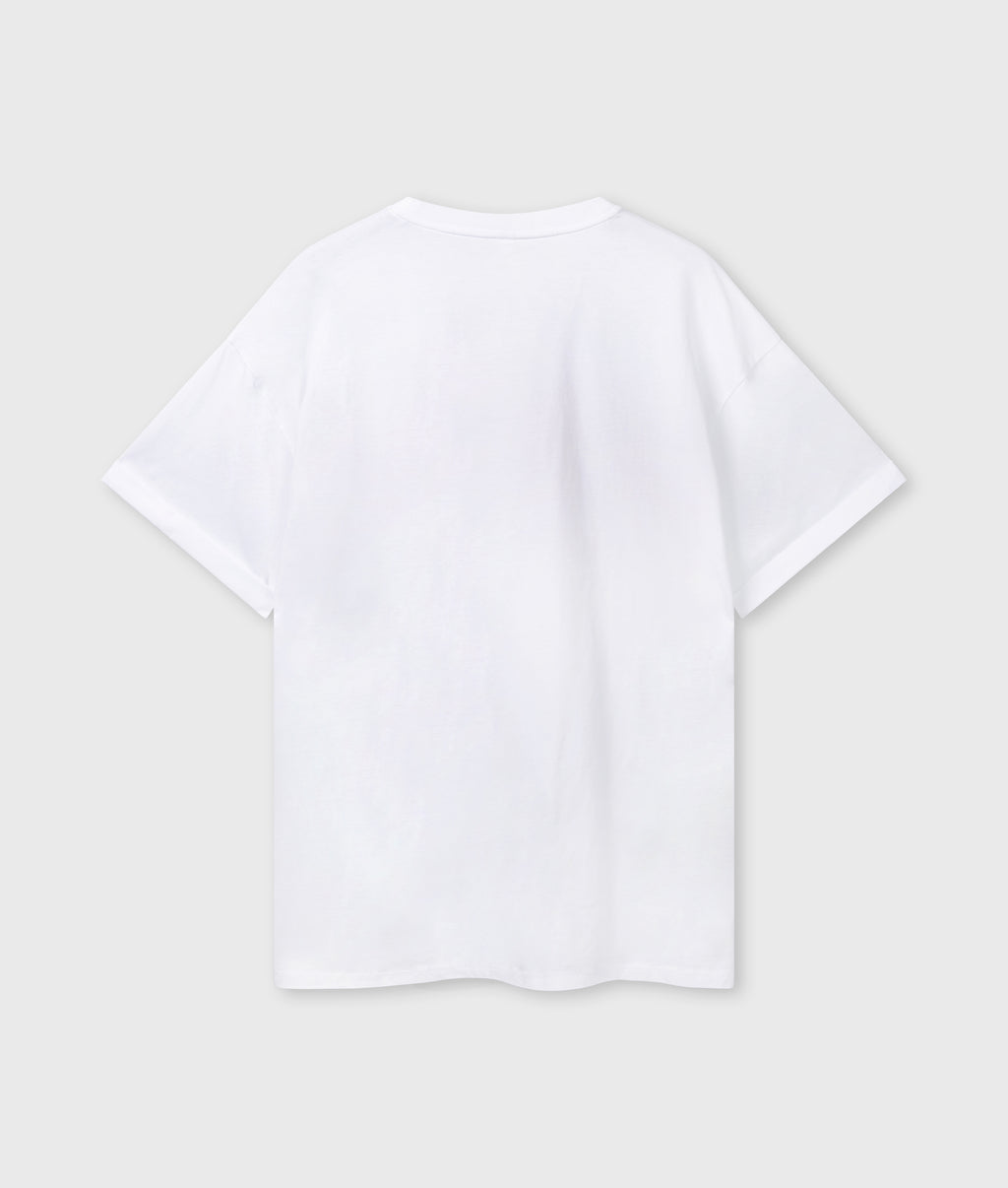 oversized tee | white
