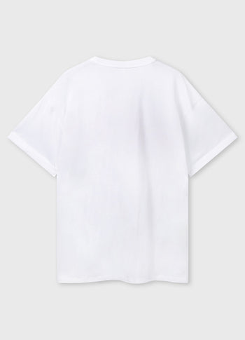 oversized tee | white