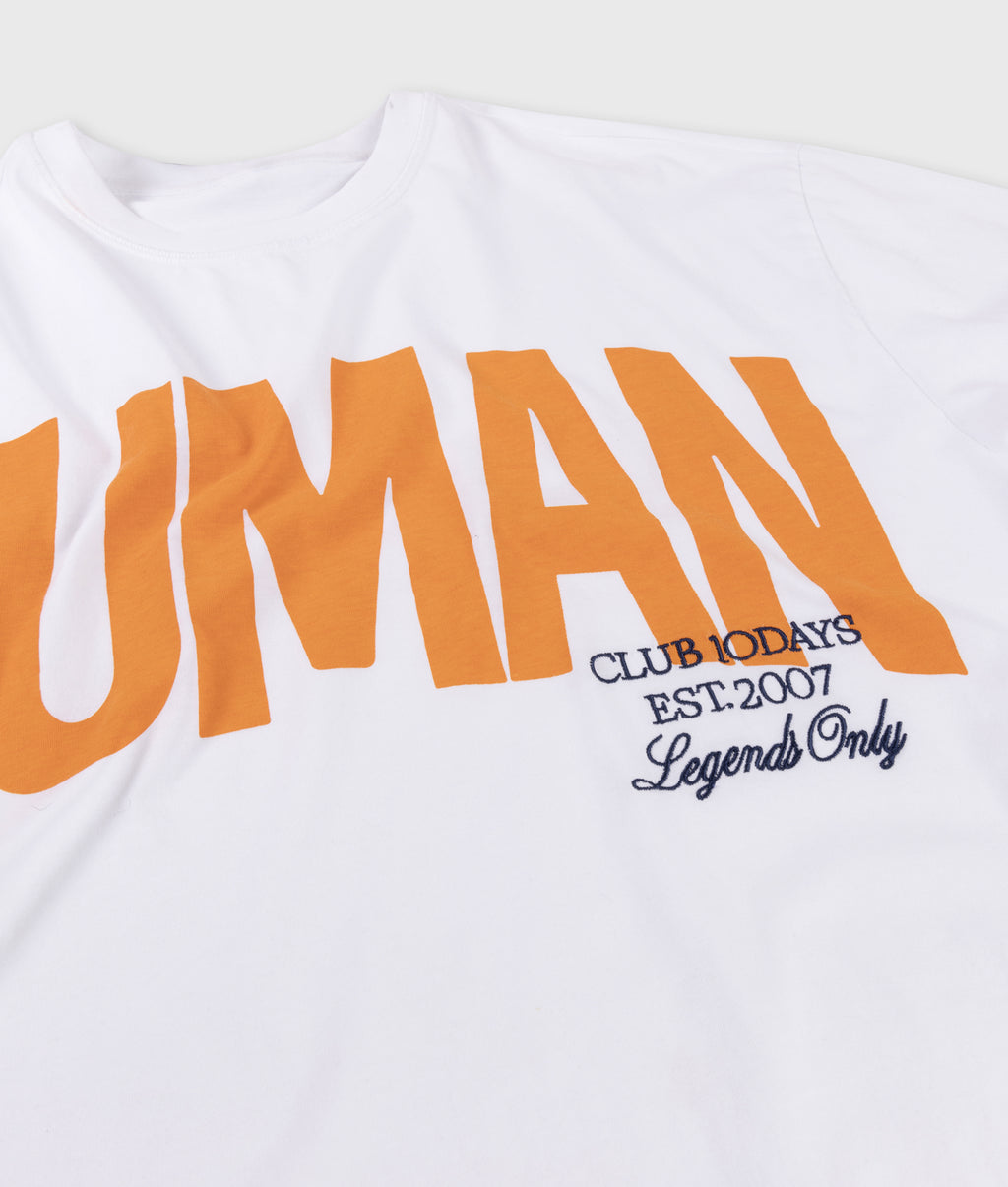 oversized tee | white