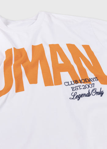 oversized tee | white
