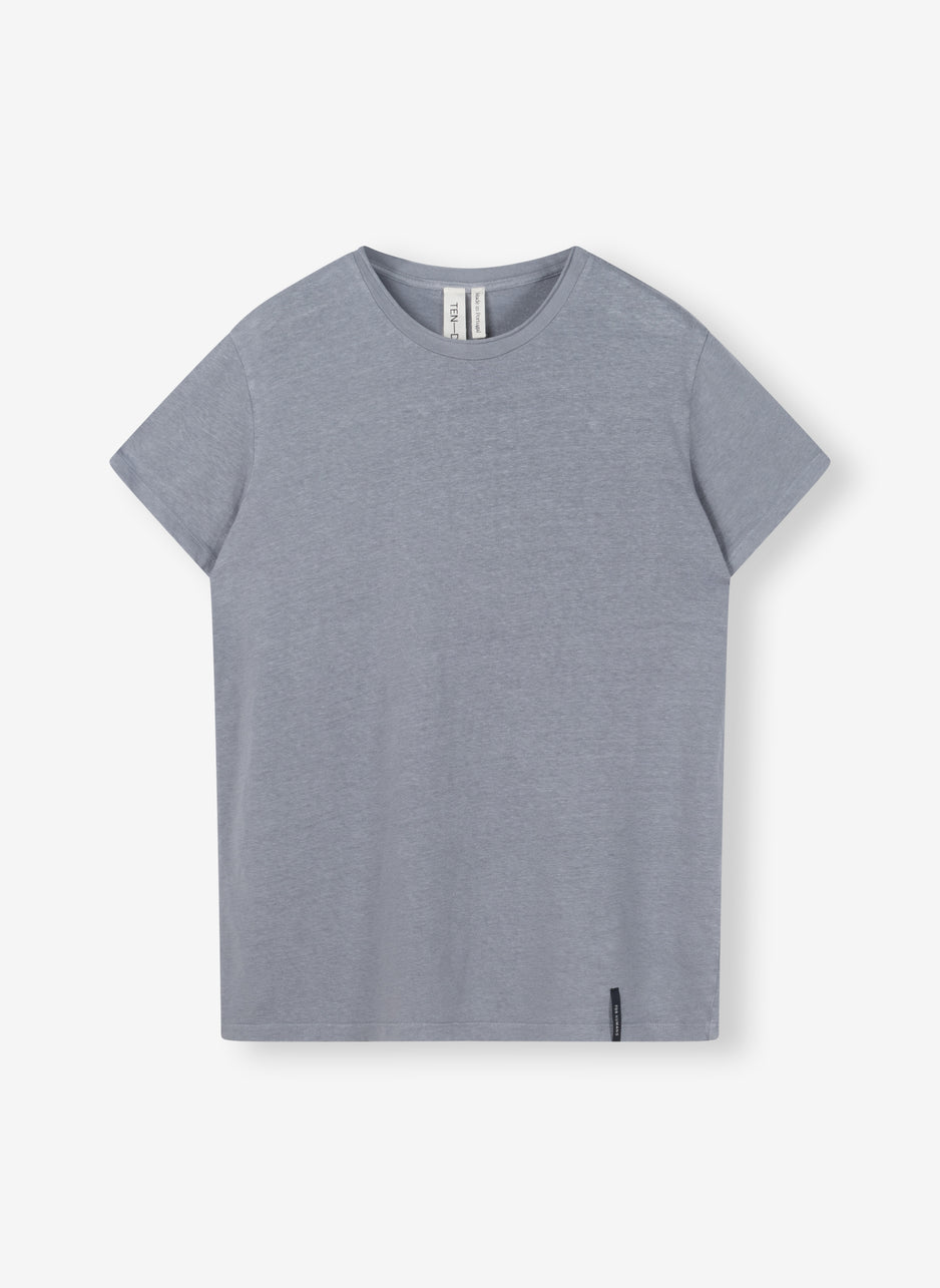 Dax linen tee | la blue