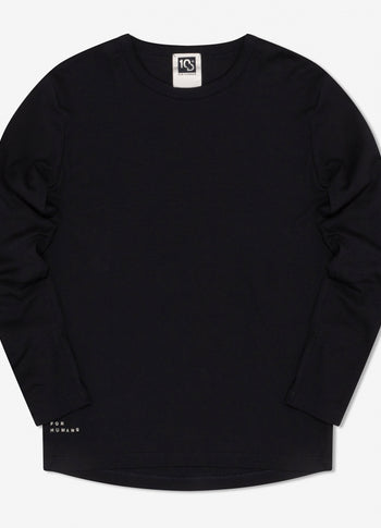Alex rib jersey tee | dark blue