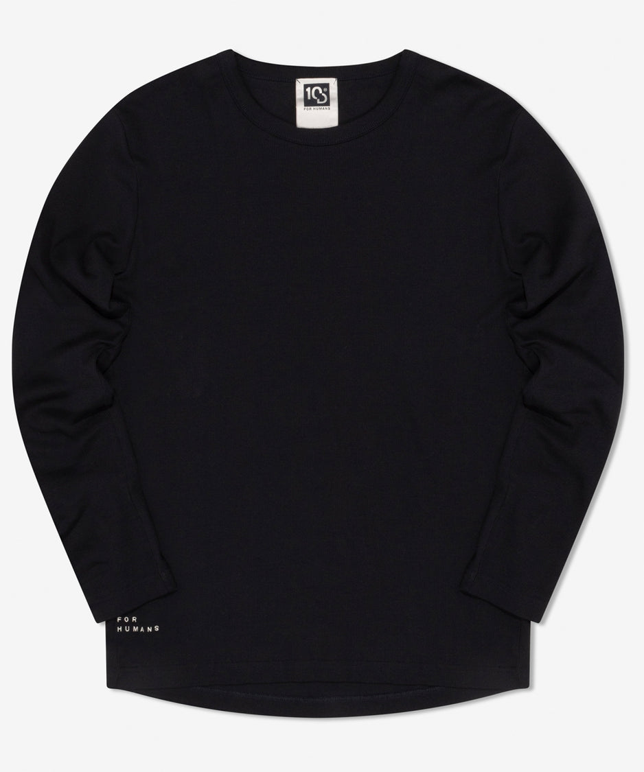 Alex rib jersey tee | dark blue