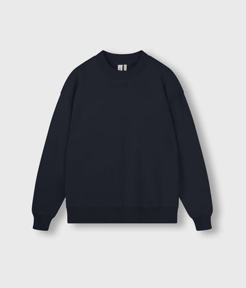 Levi fleece sweater | dark grey blue