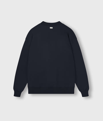 Levi fleece sweater | dark grey blue