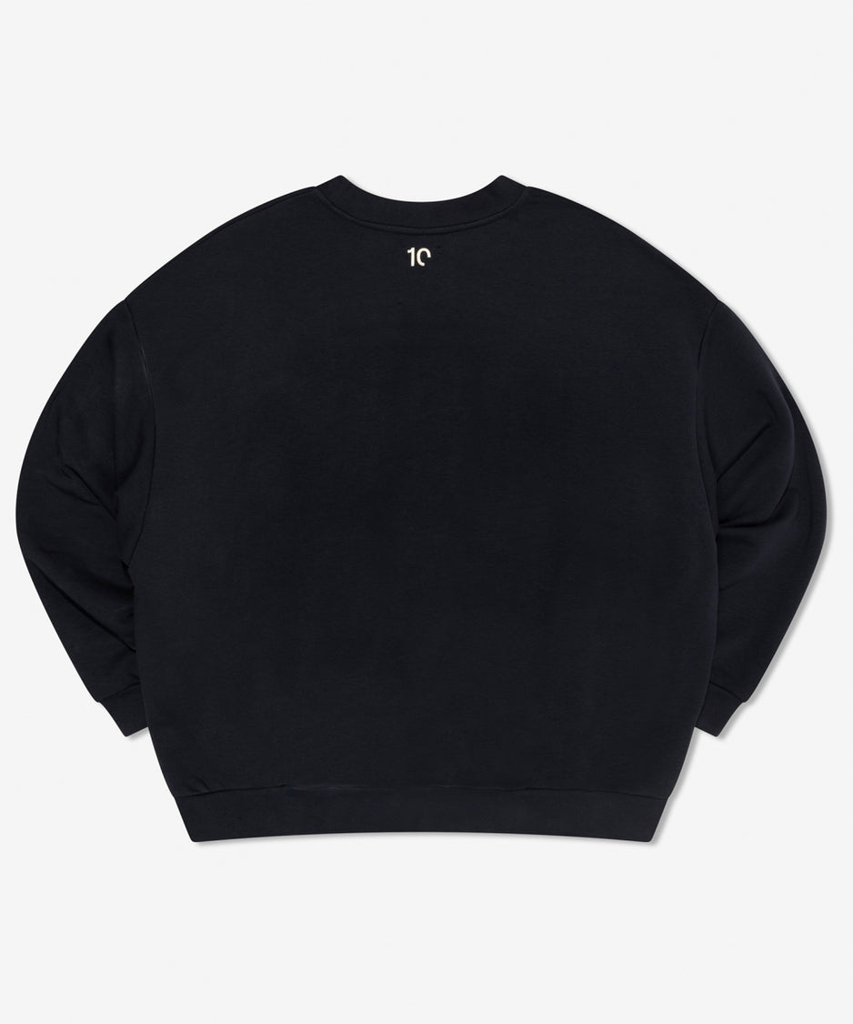 Human fleece sweater | dark blue
