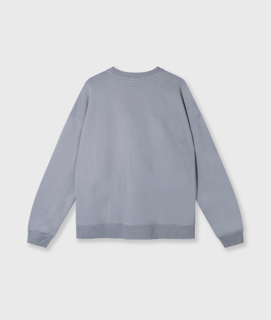 human fleece sweater | la blue