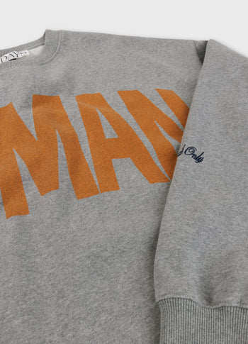oversized sweater | light grey melee