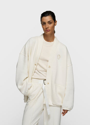baseball cardigan | pearl