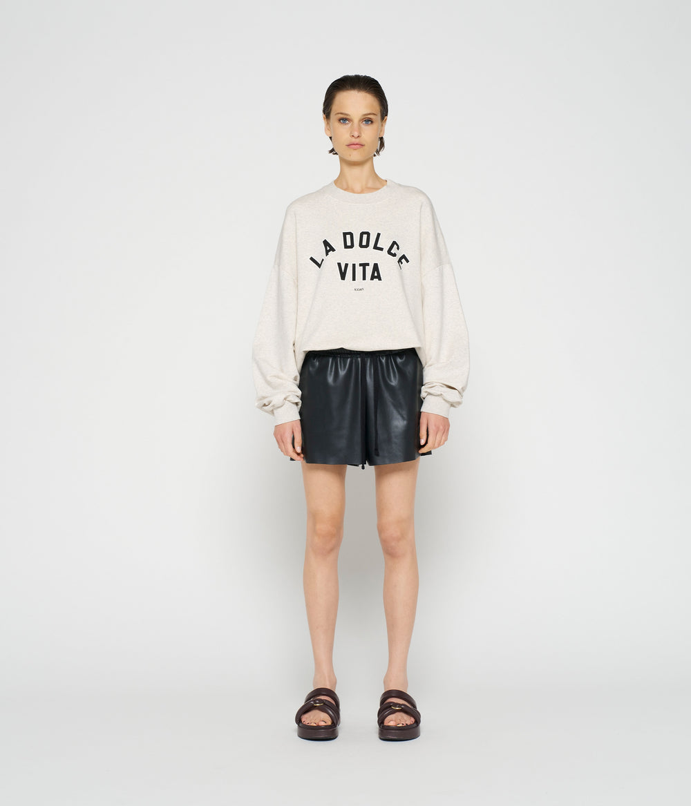 sweater la dolce vita | soft white melee