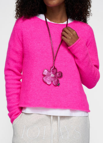 keycord | neon pink