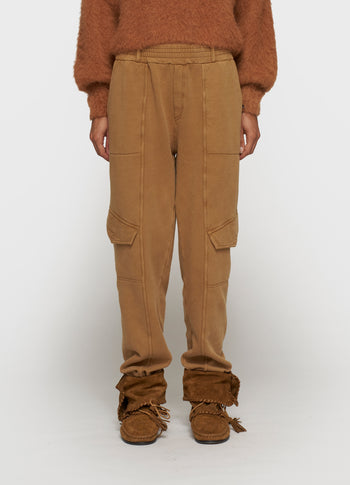 cargo jogger fleece | suede