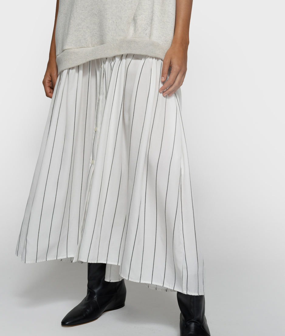 statement sweater dress | soft white melee