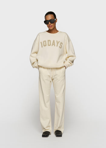 straight jogger | soft vanilla