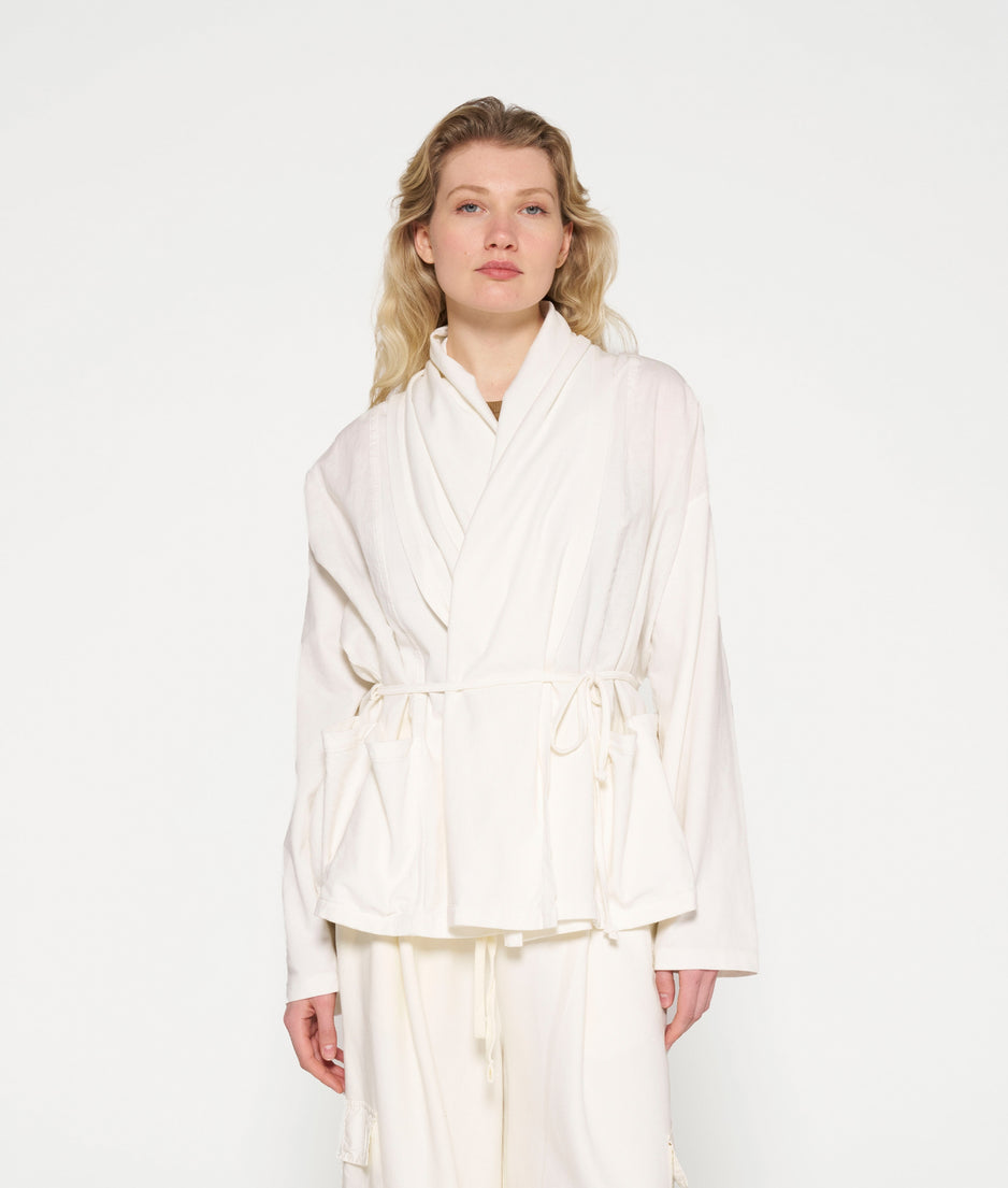 wellness jacket | ecru